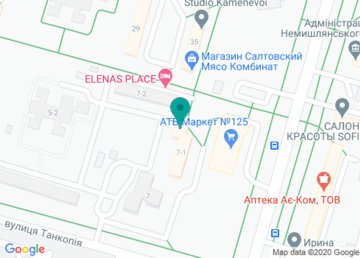 Златовласка, парикмахерская на карте