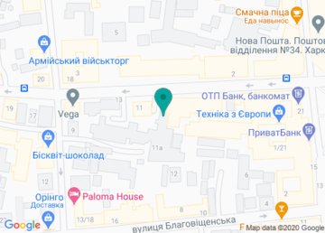 Центр лечебного массажа Василенко на карте Центр лечебного массажа Василенко на карте