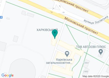 Харьковский республиканский лицей-интернат спортивного профиля на карте Харьковский республиканский лицей-интернат спортивного профиля на карте