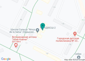 Комплексная детско-юношеская спортивная школа №2 на карте