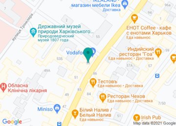 Водафон на карте