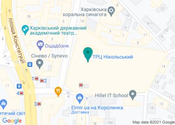 Торгово-развлекательный центр Nikolsky на карте Торгово-развлекательный центр Nikolsky на карте