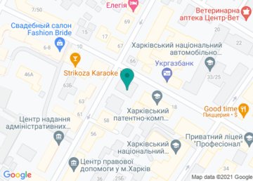 Восточное межрегиональное управление Министерства юстиции г. Харьков на карте