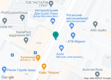 Укрпочта, отделение № 206 (Индекс 61206) на карте Укрпочта, отделение № 206 (Индекс 61206) на карте