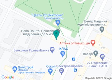 Экспресс-доставка «Новая почта», Отделение №126 на карте