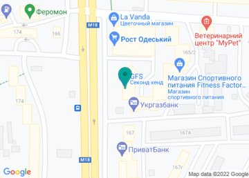 Секонд-хенд GFS на карте Секонд-хенд GFS на карте