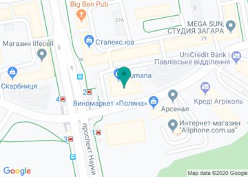 Торговый центр «Лето» на карте Торговый центр «Лето» на карте