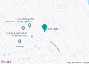 Для любителей экстремальной езды «Баг Клуб» на карте