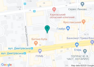 Харьковская межрайонная медико-социальная комиссия на карте