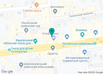 Харьковский Областной Театр для Детей и Юношества на карте Харьковский Областной Театр для Детей и Юношества на карте