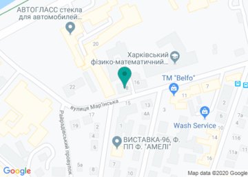Харьковский Окружной Административный суд на карте Харьковский Окружной Административный суд на карте