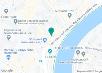 Государственная служба по лекарственным средствам Харьковской области на карте