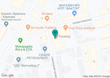 Харьковский областной союз солдатских матерей «ХОССМ» на карте