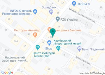 Харьковская городская общественная организация «Союз Чернобыль Украина» на карте