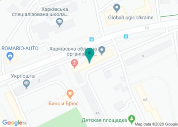 Харьковская областная организация общества Красного Креста на карте