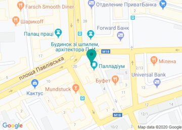 Торгово-развлекательный центр «Palladium» на карте Торгово-развлекательный центр «Palladium» на карте