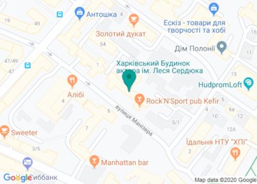 Центр современного искусства «Театр Новая сцена» на карте Центр современного искусства «Театр Новая сцена» на карте