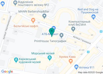 Харьковский Театр «Post Scriptum», (Театр P.S.) на карте Харьковский Театр «Post Scriptum», (Театр P.S.) на карте