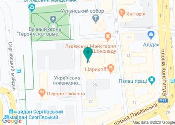 Центральная Научная Библиотека ХНУ им. В. Н. Каразина, филиал на карте