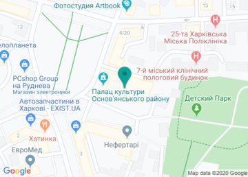 Библиотека-филиал № 1 ЦБС Червонозаводского района на карте Библиотека-филиал № 1 ЦБС Червонозаводского района на карте