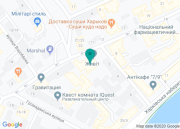 Харьковский Государственный Дом Художественного и Технического Творчества на карте Харьковский Государственный Дом Художественного и Технического Творчества на карте