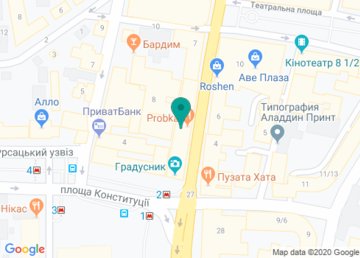 Харьковское областное общество защиты прав потребителей на карте Харьковское областное общество защиты прав потребителей на карте