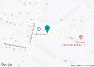 Мегабанк, Пункт приема коммунальных платежей №38 на карте Мегабанк, Пункт приема коммунальных платежей №38 на карте