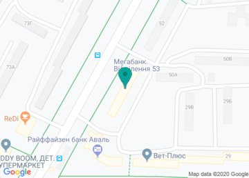 Мегабанк, Пункт приема коммунальных платежей №53 на карте Мегабанк, Пункт приема коммунальных платежей №53 на карте