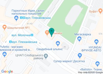 Общежитие № 2, Украинская Инженерно-Педагогическая Академия (УИПА) на карте Общежитие № 2, Украинская Инженерно-Педагогическая Академия (УИПА) на карте