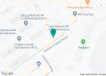 Общежитие № 4, Харьковский Национальный Университет им. Каразина (ХНУ) на карте