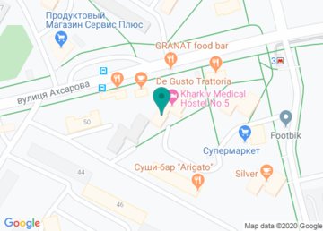 Общежитие № 5, Харьковский Национальный Медицинский Университет (ХНМУ) на карте