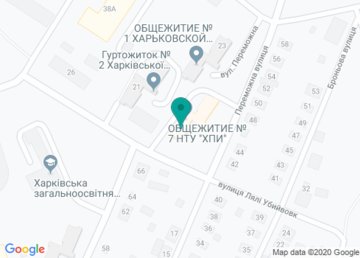 Общежитие № 7, НТУ «ХПИ» на карте