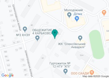 Общежитие № 9, НТУ «ХПИ» на карте