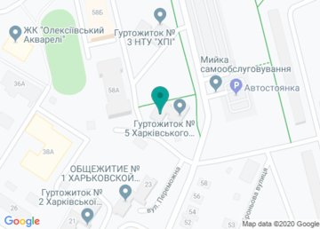 Общежитие № 5, Харьковский Национальный Университет Радиоэлектроники (ХНУРЭ) на карте