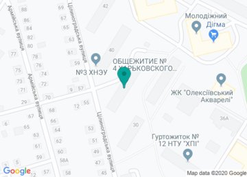 Общежитие № 4, Харьковский Национальный Университет Радиоэлектроники (ХНУРЭ) на карте