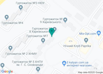 Общежитие № 7, Харьковский Национальный Университет Радиоэлектроники (ХНУРЭ) на карте