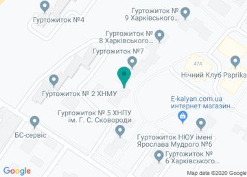 Общежитие № 8, Харьковский Национальный Университет Радиоэлектроники (ХНУРЭ) на карте