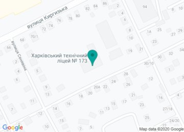 Технический лицей № 173 на карте Технический лицей № 173 на карте