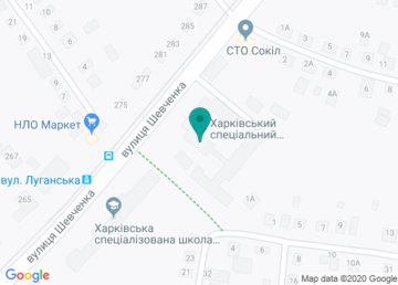 Специальная общеобразовательная школа-интернат I-III ступеней № 7 для детей с тяжелыми нарушениями речи на карте Специальная общеобразовательная школа-интернат I-III ступеней № 7 для детей с тяжелыми нарушениями речи на карте