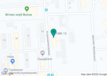 Харьковский санаторный учебно-воспитательный комплекс № 13 для детей, больных сколиозом на карте Харьковский санаторный учебно-воспитательный комплекс № 13 для детей, больных сколиозом на карте