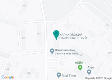 Научно-исследовательский технологический институт ХНТУСХ им. П. Василенко на карте Научно-исследовательский технологический институт ХНТУСХ им. П. Василенко на карте