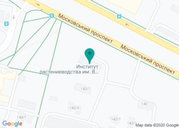 Институт растениеводства им. В.Я. Юрьева НААН Украины на карте Институт растениеводства им. В.Я. Юрьева НААН Украины на карте