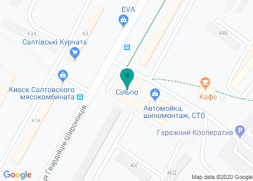 Супермаркет «Сильпо» на карте