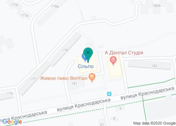 Супермаркет «Сильпо» на карте