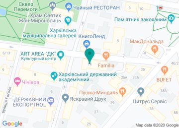 Харьковский центр исследовательско-экспериментальной деятельности «Дом Учителя» на карте