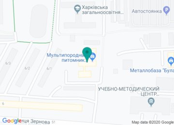 Клуб любителей породистых кошек и собак «ExoticPets» на карте Клуб любителей породистых кошек и собак «ExoticPets» на карте