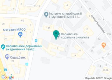 Религиозная община Ортодоксального Иудаизма на карте Религиозная община Ортодоксального Иудаизма на карте