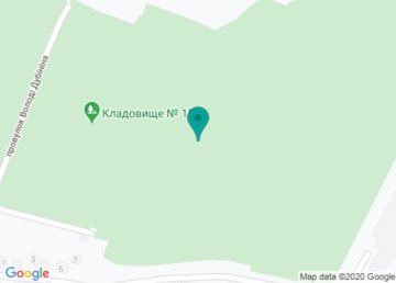 Кладбище № 15 на карте