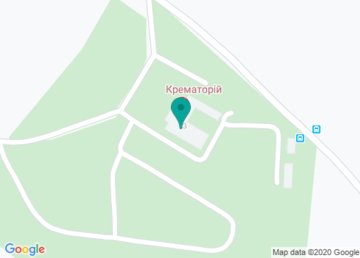 Крематорий на карте
