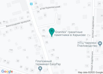 Гранитная мастерская «Granitex» на карте Гранитная мастерская «Granitex» на карте
